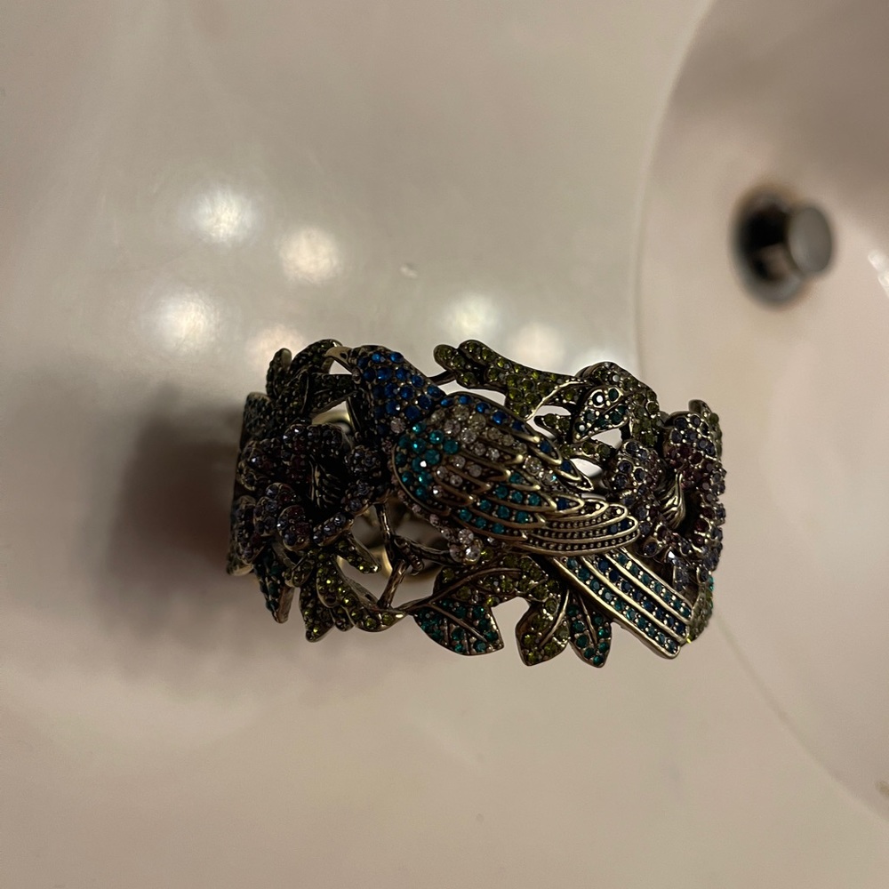 Gold bird bracelet